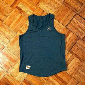 Tracksmith Session Tank Teal Size Small